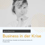 Podcast-cover für die Episode "Business in der Krise" von goodvibesninja